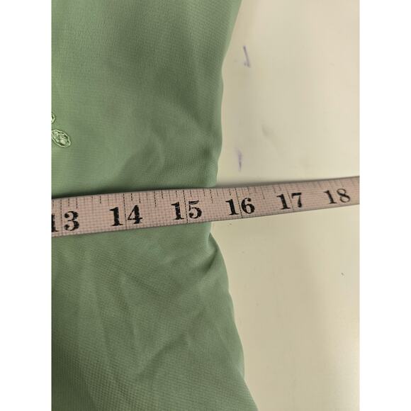 FORMAL 12 L sage green beaded sequin embroidered mother of bride dress NEW B103 - Picture 5 of 6